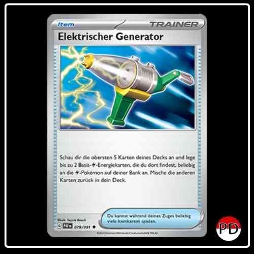 Elektrischer Generator 079/091 Pokemon Paldeas Schicksale