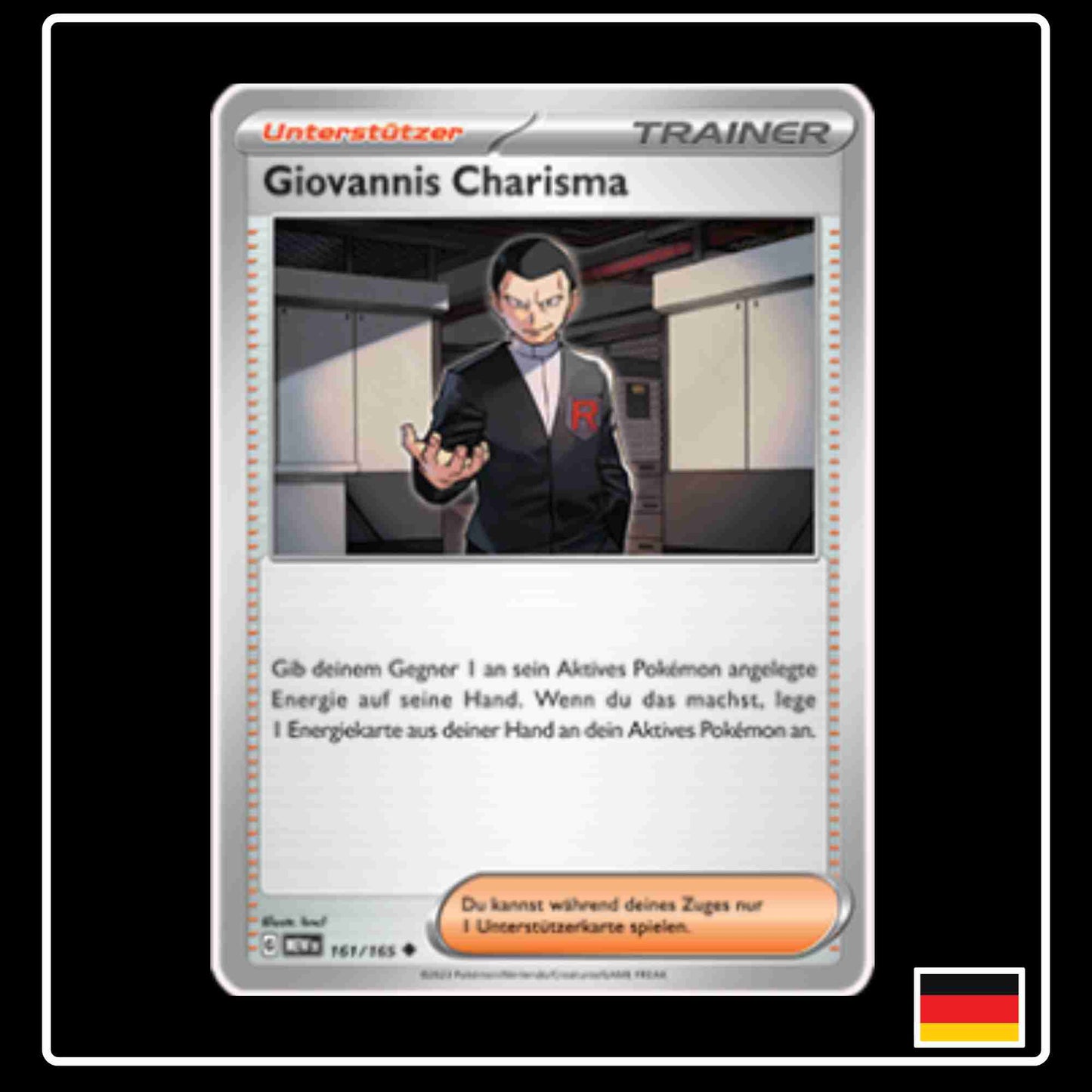 Giovannis Charisma 161/165 aus dem Pokemon Set Karmesin & Purpur 151