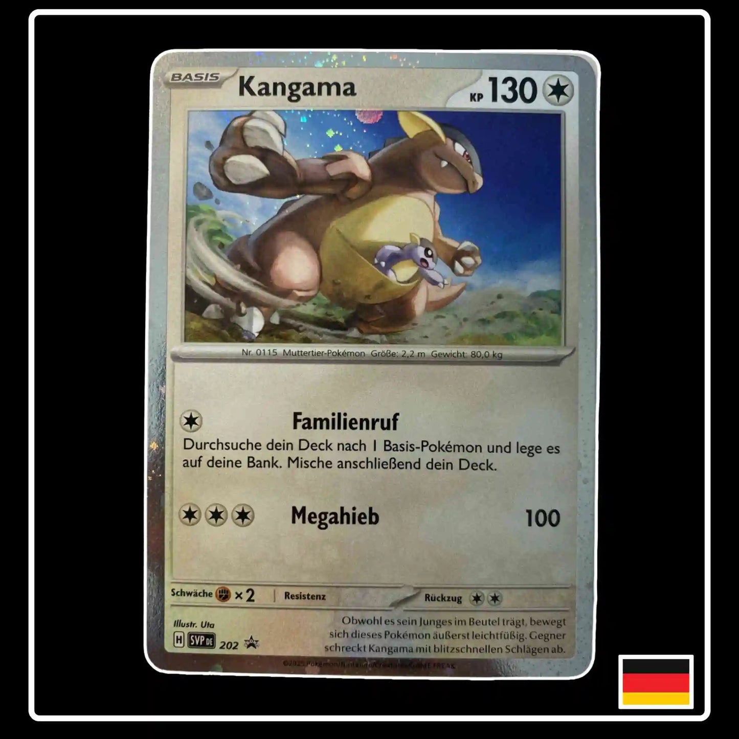 Kangama HOLO SVP DE 202 SV Black Star Promo