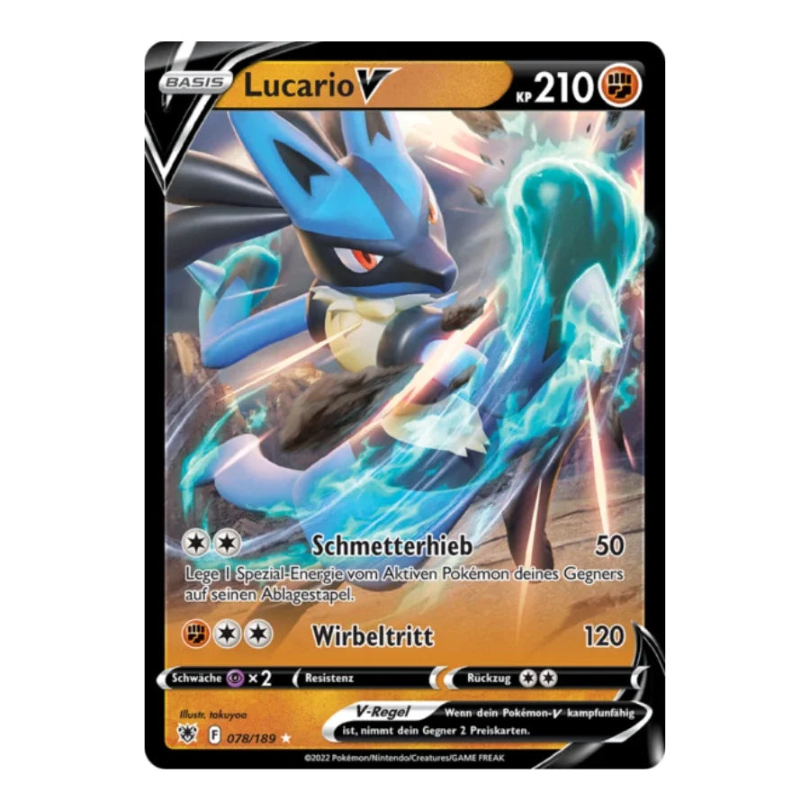 Lucario V UR 078/189 Astralglanz