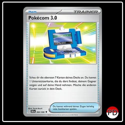 Pokécom 3.0 084/086 Pokemon Schwarze Blitze
