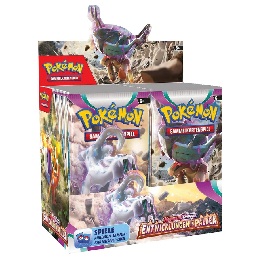 Pokemon Entwicklungen in Paldea Booster Box (DE)
