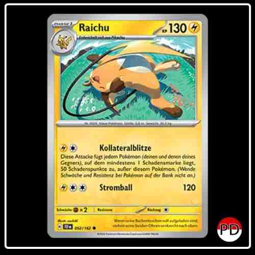Raichu 052/162 Pokemon Gewalten der Zeit