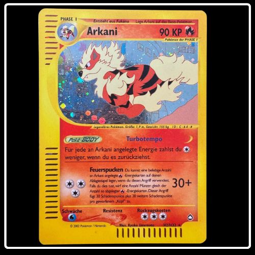 Arkani Holo H2/H32 Pokemon Aquapolis (DE)