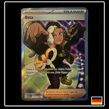 Etta Trainer Full Art Deutsch 221/197 Obsidian Flammen