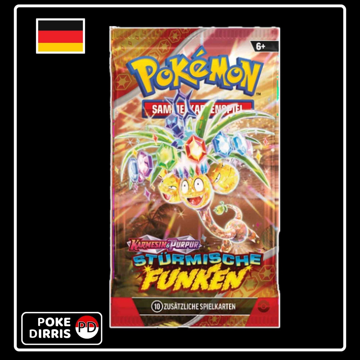 Pokemon Stürmische Funken Booster Pack (DE)