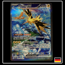 Zapdos ex SAR Deutsch 202/165 Karmesin & Purpur 151