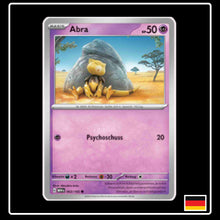Abra 063/165 aus dem Pokemon Set Karmesin & Purpur 151 