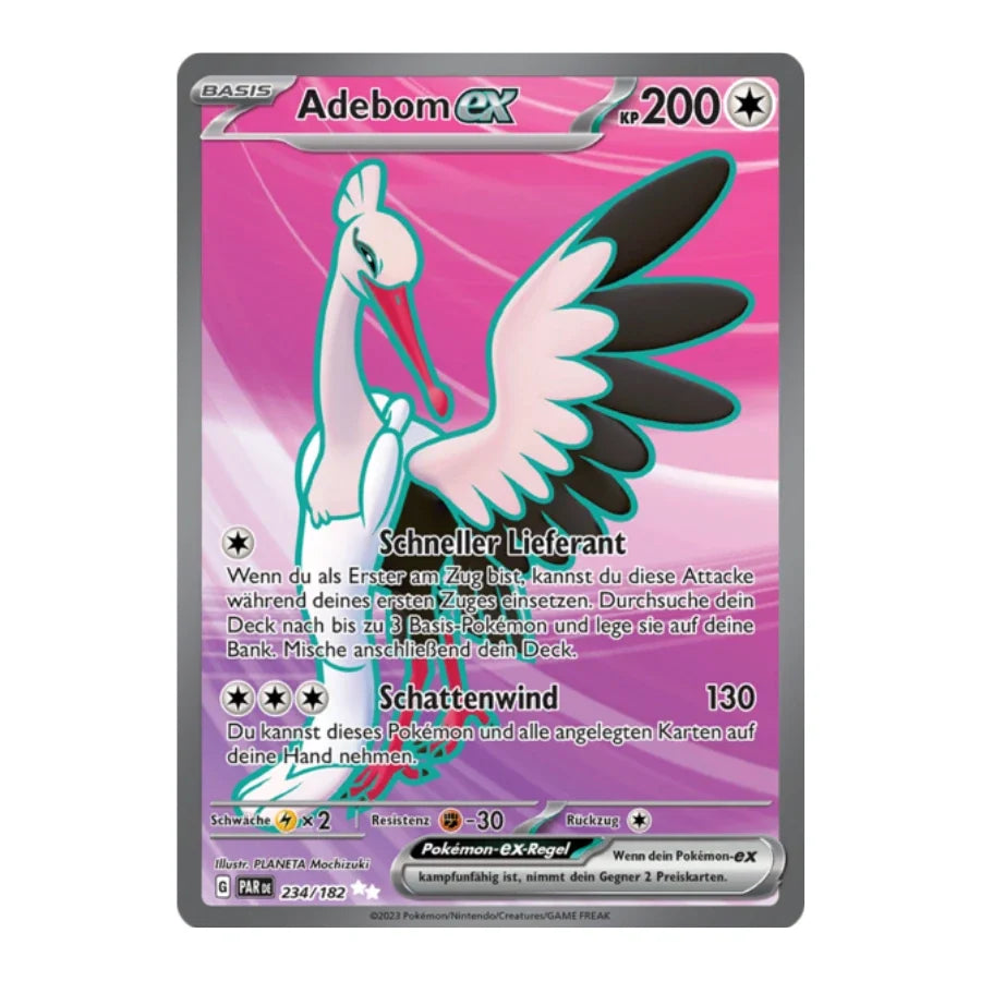 Adebom ex Full Art Deutsch 234/182 Paradox Rift