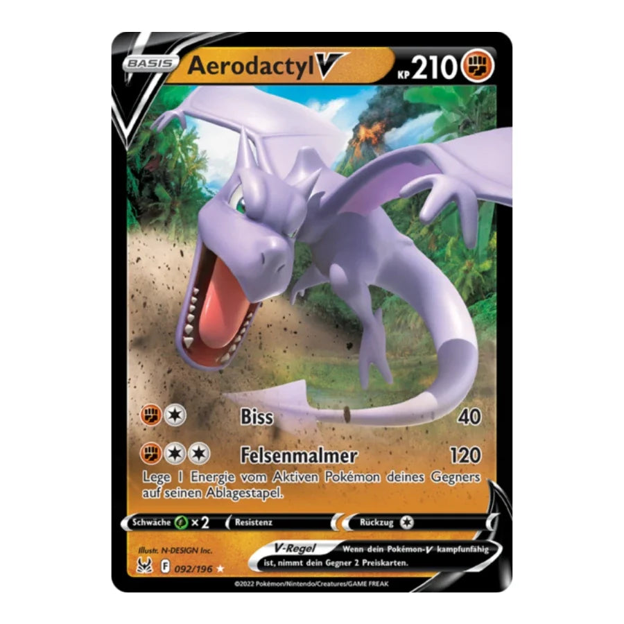Aerodactyl V UR 092/196 Verlorener Ursprung