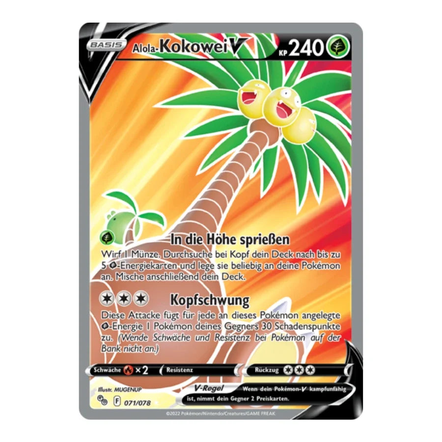 Alola-Kokowei V UR 071/078 Pokemon GO