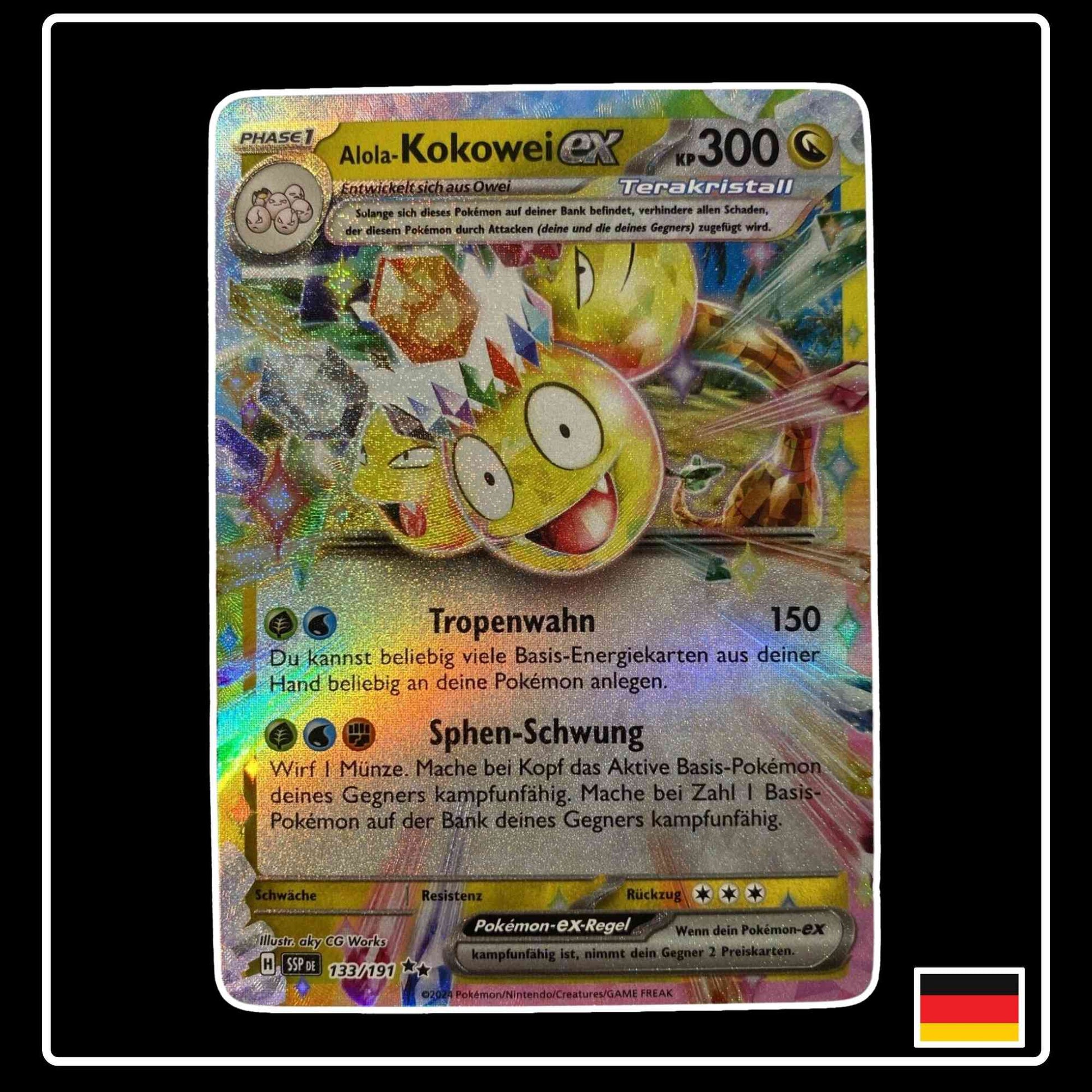 Alola-Kokowei ex 133/191 Stürmische Funken – PokeDirris