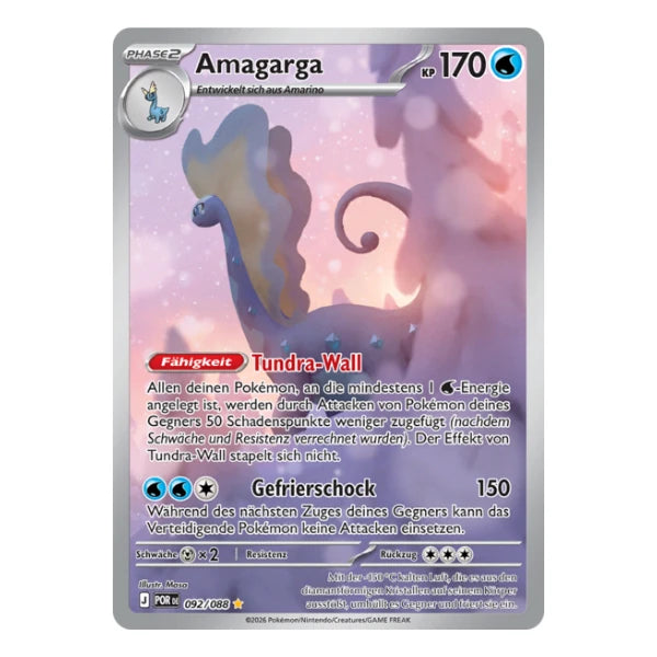 Amagarga IR 092/088 Pokemon Optimale Ordnung