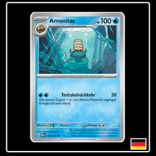 Amonitas 138/165 aus dem Pokemon Set Karmesin & Purpur 151 