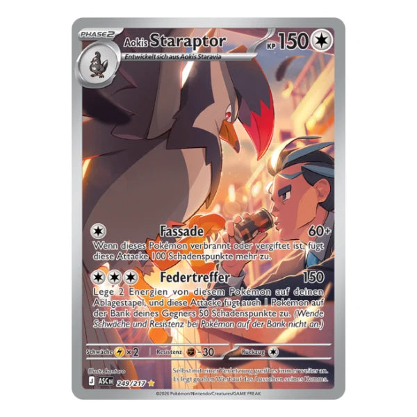 Aokis Staraptor IR 249/217 Pokemon Erhabene Helden