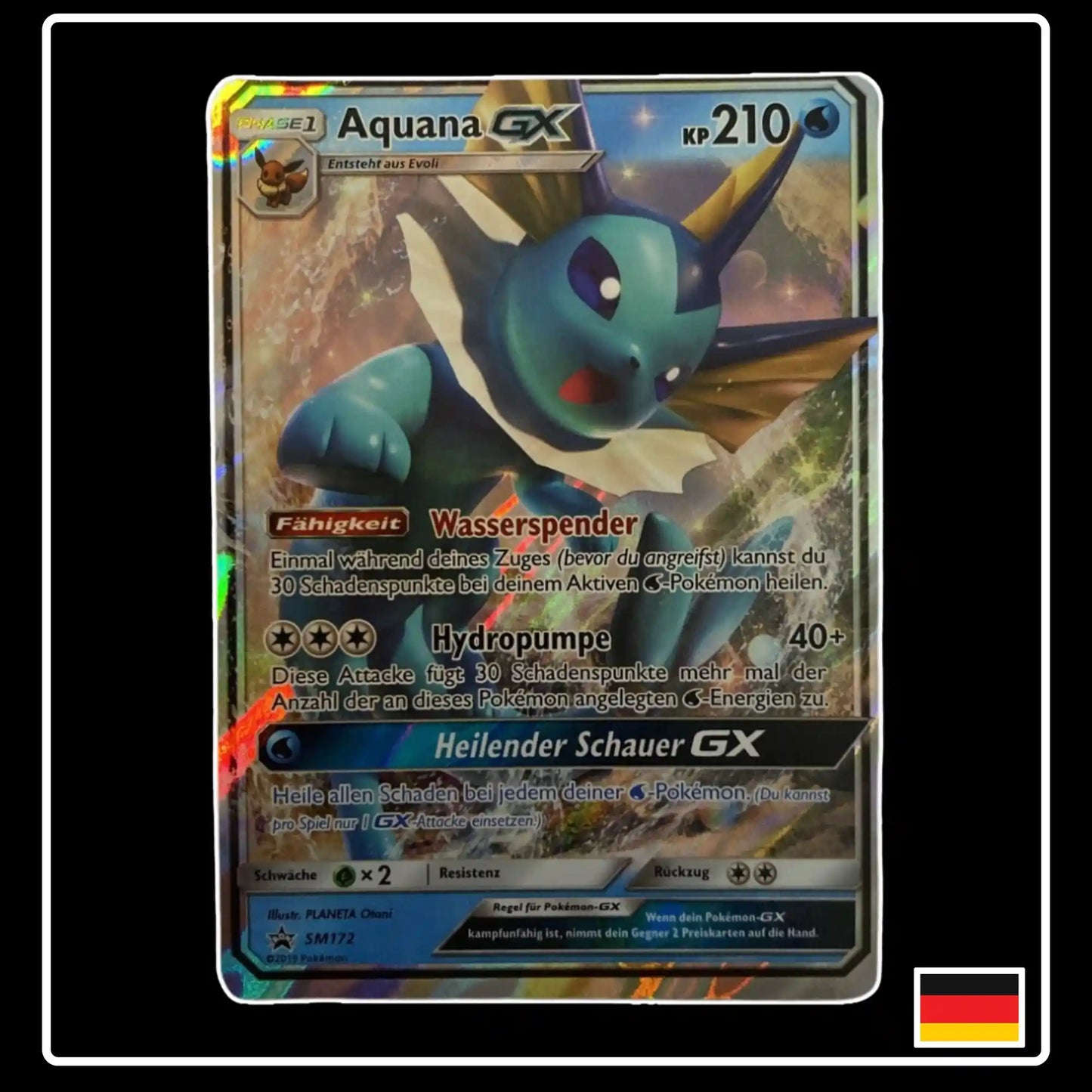 Aquana GX SM172 Pokemon SM Black Star Promo