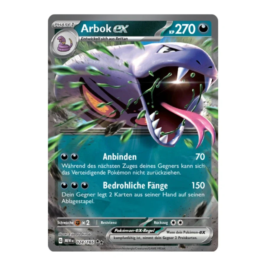 Arbok ex Deutsch 024/165 Karmesin & Purpur 151