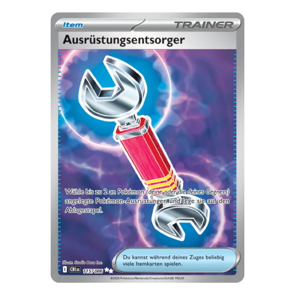 Ausrüstungsentsorger FA 115/086 Pokemon Wachsendes Chaos