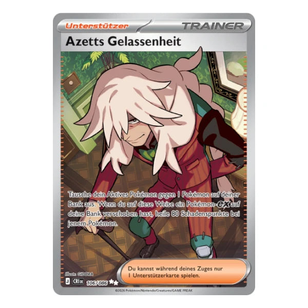 Azetts Gelassenheit FA 106/086 Pokemon Wachsendes Chaos