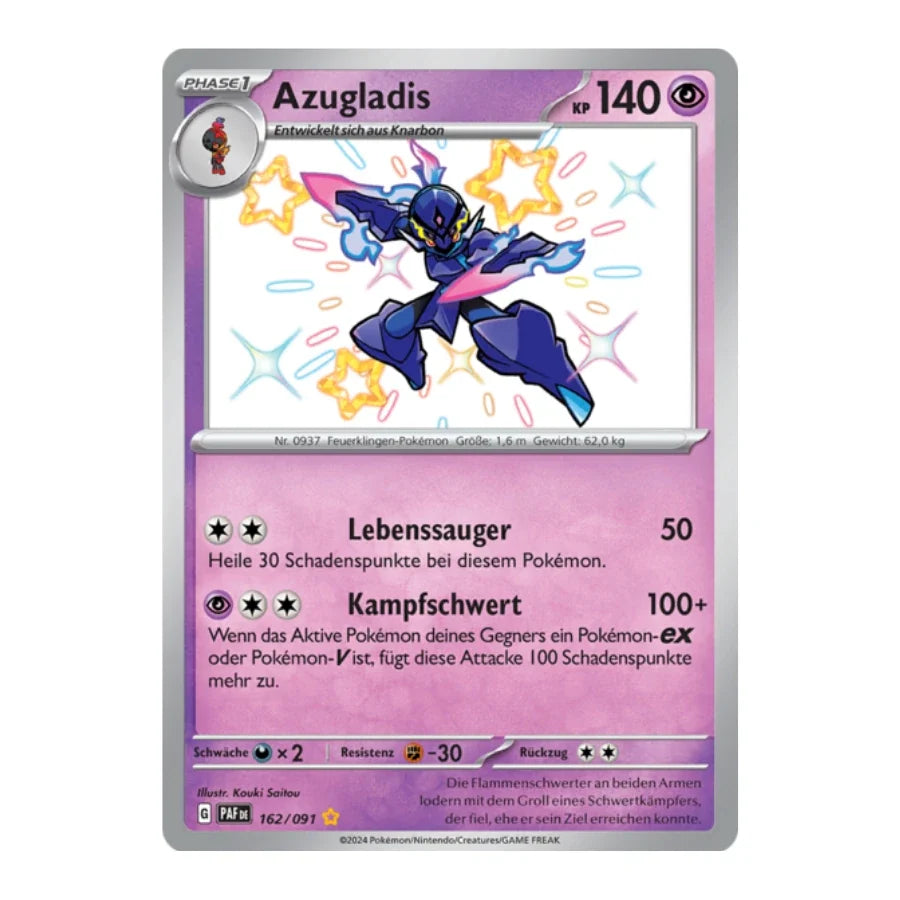 Azugladis Shiny 162/091 Paldeas Schicksale