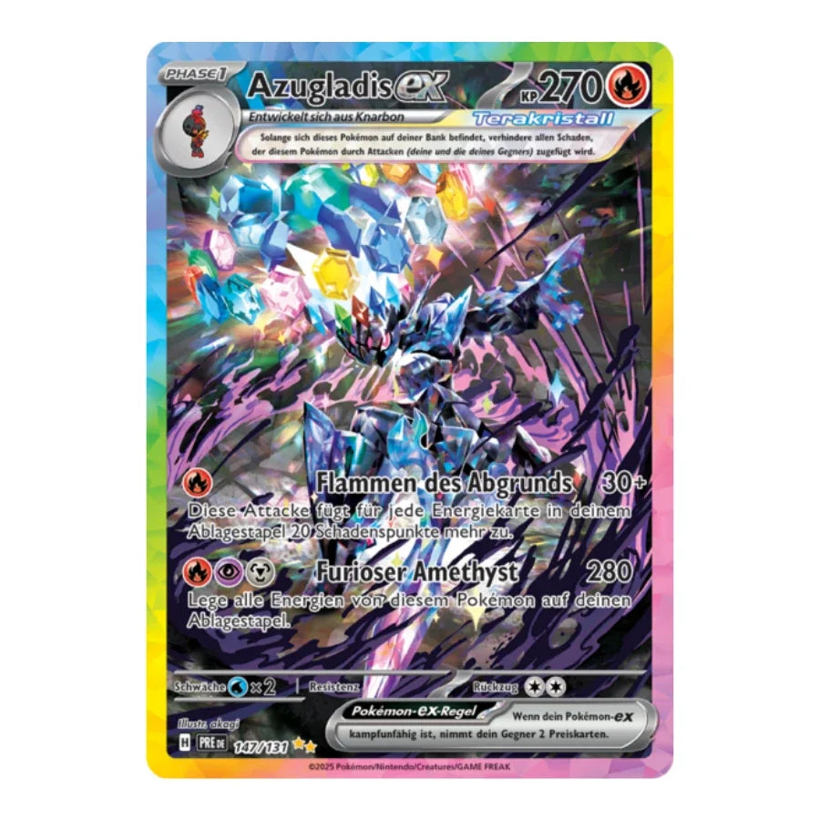 Azugladis ex SIR 147/131 Prismatische Entwicklungen