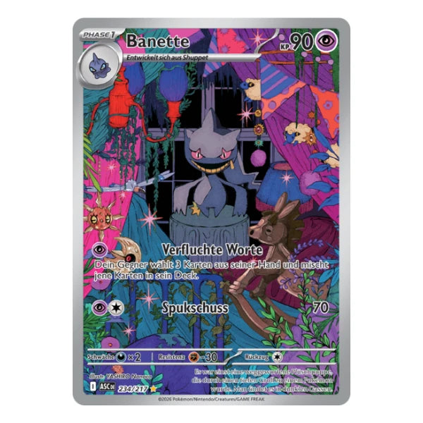 Banette IR 234/217 Pokemon Erhabene Helden