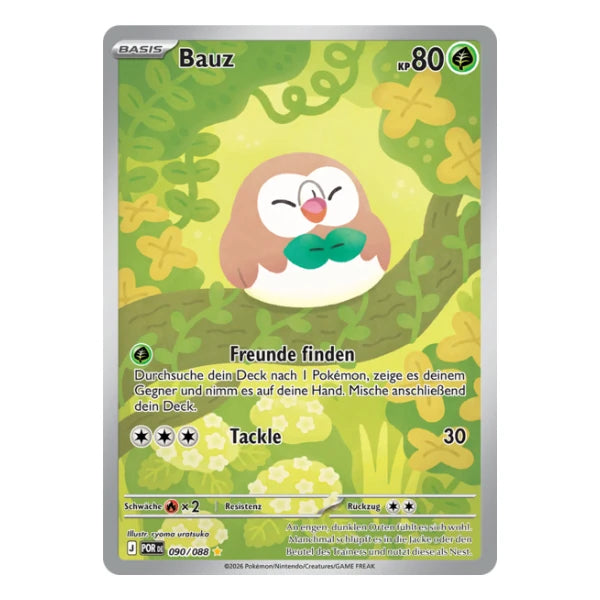 Bauz IR 090/088 Pokemon Optimale Ordnung