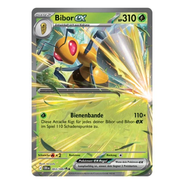 Bibor ex 003/086 Pokemon Wachsendes Chaos 