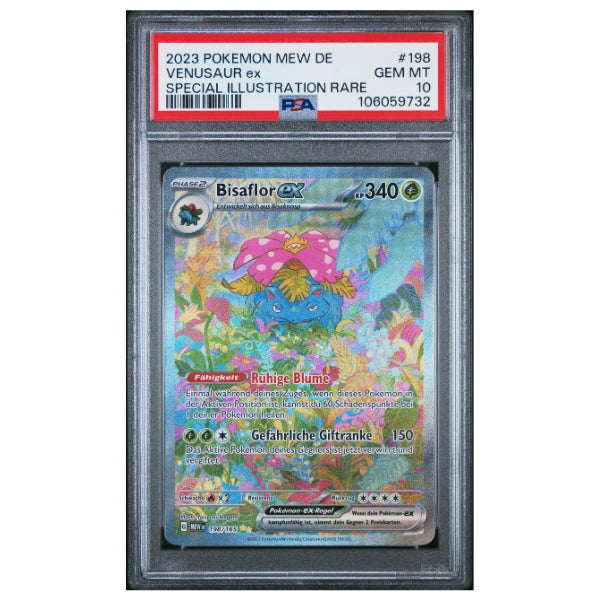 Bisaflor ex SIR 198/165 Pokemon 151 (PSA10)