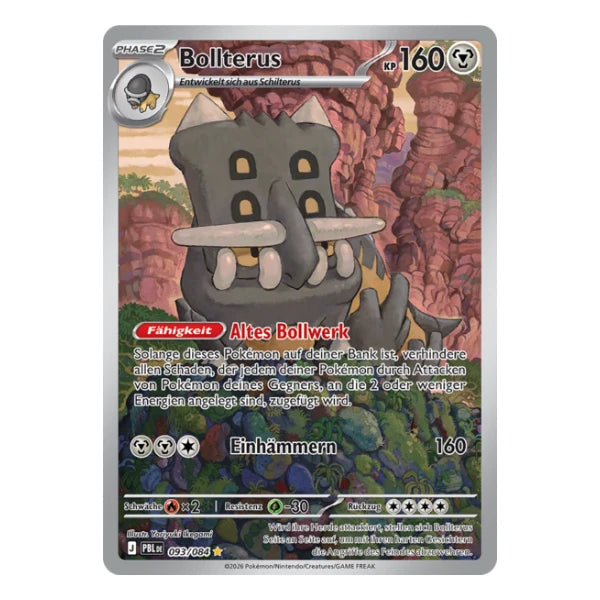 Bollterus IR 093/084 Pokemon Dunkelnacht 
