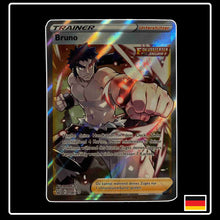 Pokemon Karte Bruno Full Art 158/163 aus dem Schwert & Schild Set Kampfstile