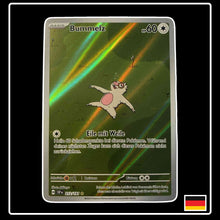 Bummelz Illustration Rare 212/191 Pokemon Stürmische Funken