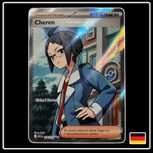 Cheren Trainer Full Art 258/217 Pokemon Erhabene Helden
