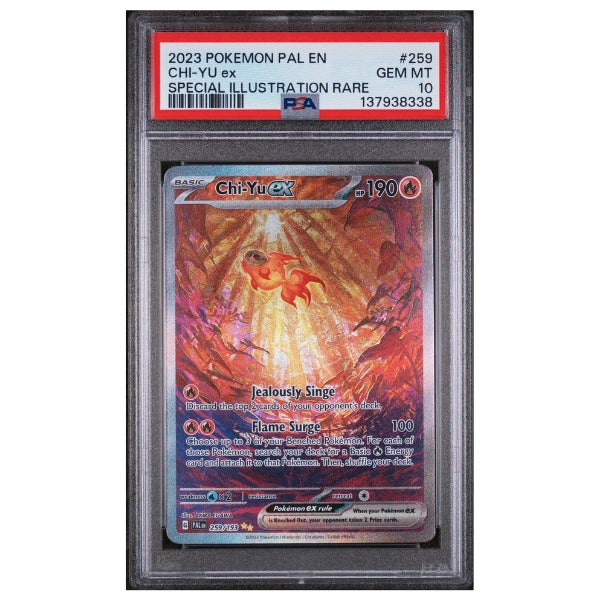 Chi-Yu ex SIR 259/193 Pokemon Entwicklungen in Paldea (PSA10)