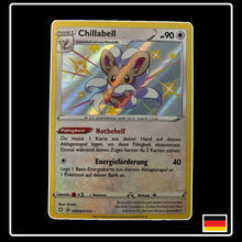 Pokemon Karte Chillabell Shiny SV094/SV122 aus dem Schwert & Schild Set Glänzendes Schicksal