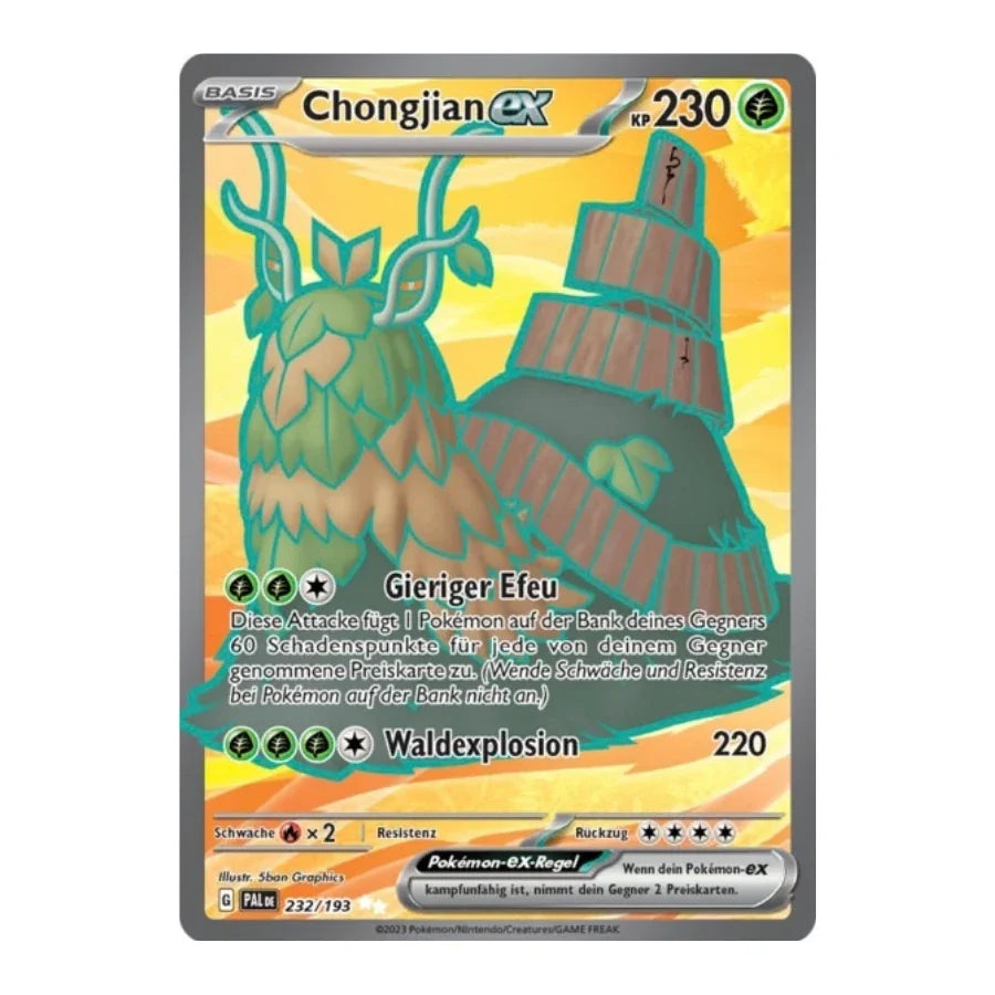 Chongjian ex Full Art Deutsch 232/193 Entwicklungen in Paldea