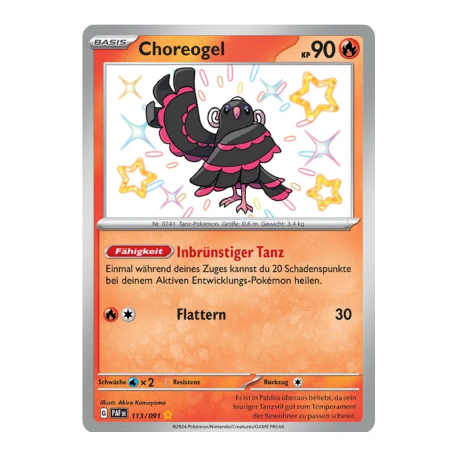Choreogel Shiny 113/091 Paldeas Schicksale