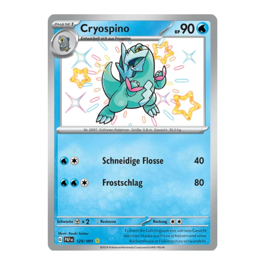 Cryospino Shiny 129/091 Paldeas Schicksale