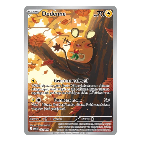 Dedenne IR 093/088 Pokemon Optimale Ordnung