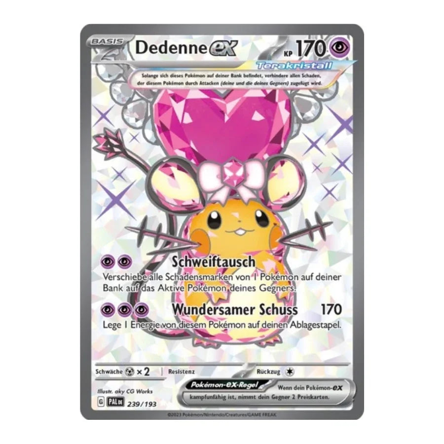 Dedenne ex Tera Full Art Deutsch 239/193 Entwicklungen in Paldea