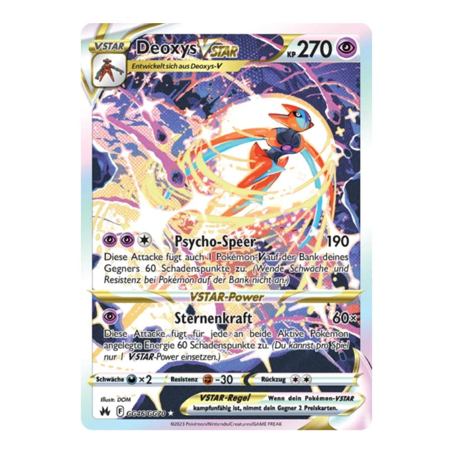 Deoxys VSTAR SIR GG46/GG70 Zenit der Könige