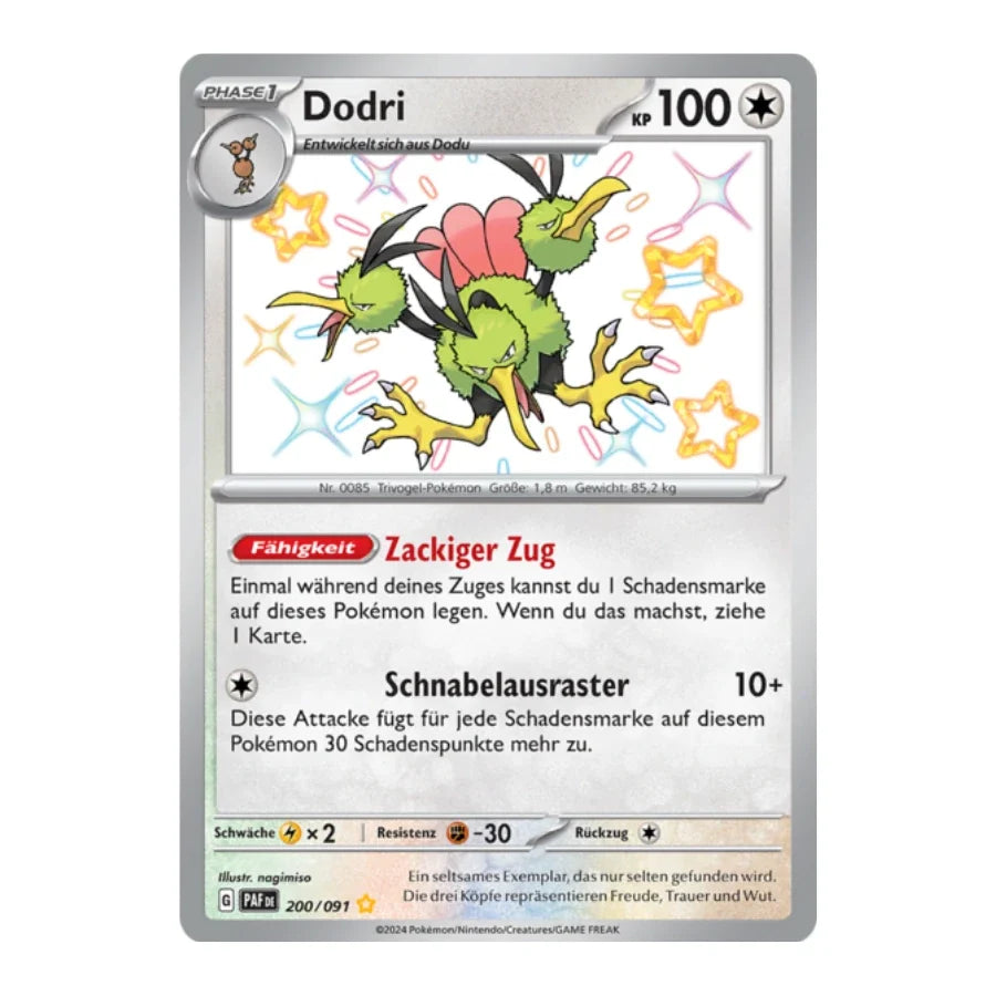 Dodri Shiny 200/091 Paldeas Schicksale