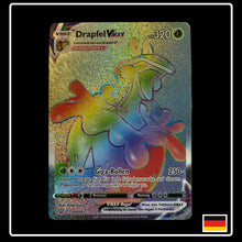 Pokemon Karte Drapfel VMAX Rainbow 164/163 aus dem Schwert & Schild Set Kampfstile