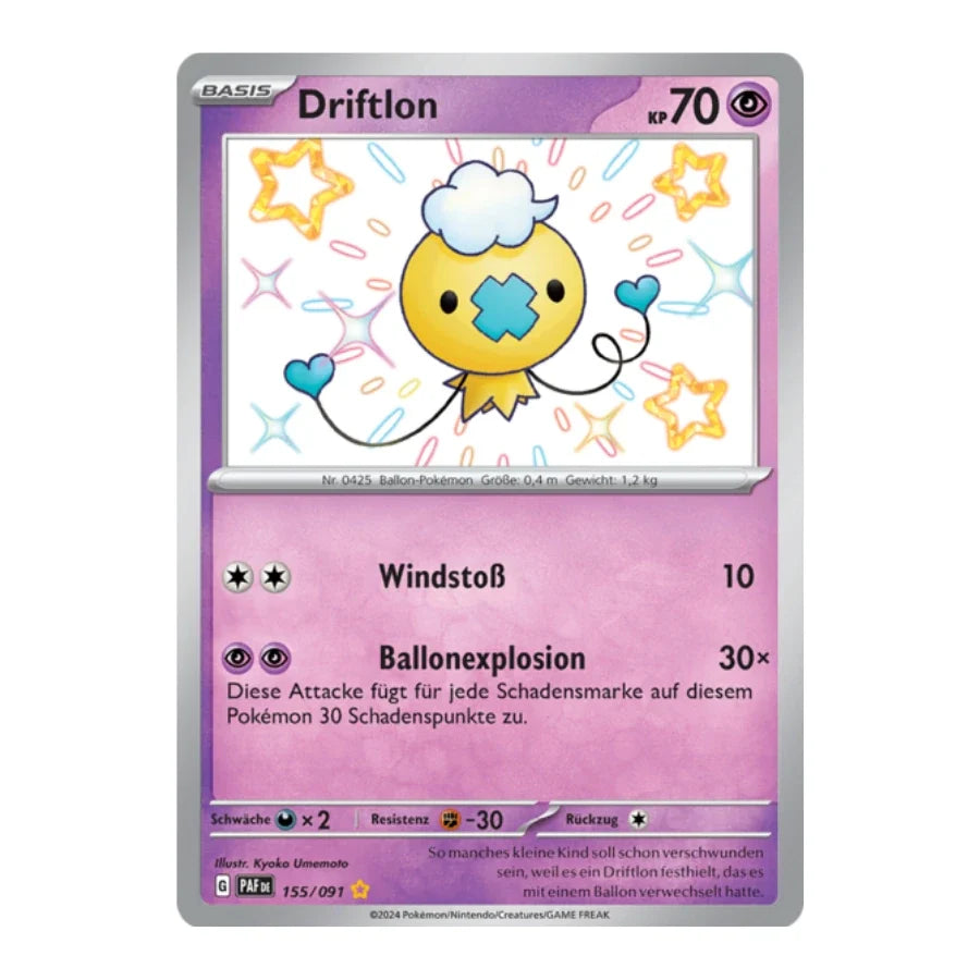 Driftlon Shiny 155/091 Paldeas Schicksale