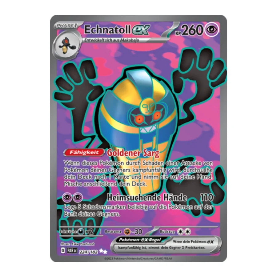 Echnatoll ex Full Art Deutsch 224/182 Paradox Rift
