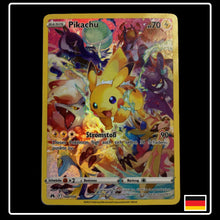 Pikachu Art Rare Pokemon Karte aus dem Set Zenit der Könige