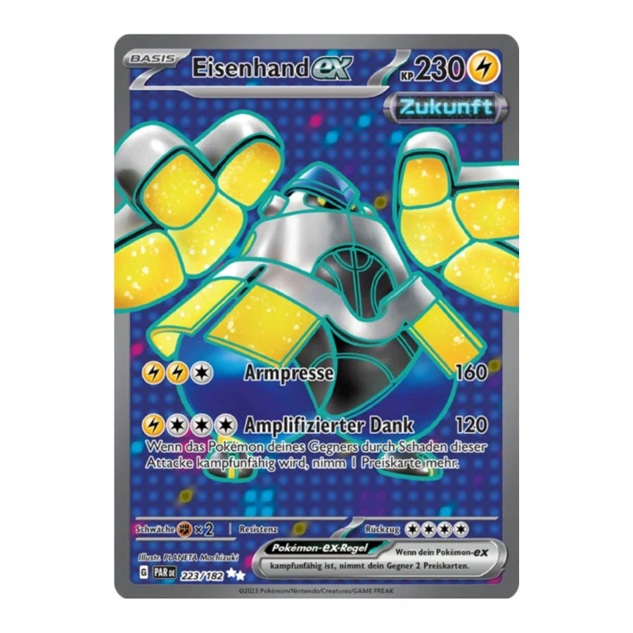 Eisenhand ex Full Art Deutsch 223/182 Paradox Rift