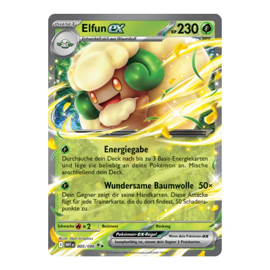 Elfun ex 005/086 Weisse Flammen