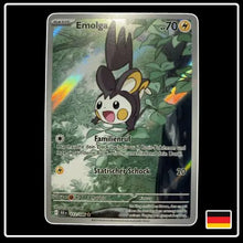 Emolga Illustration Rare 112/086 Pokemon Schwarze Blitze