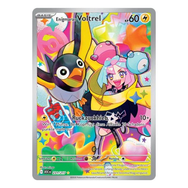 Enigmaras Voltrel IR 231/217 Pokemon Erhabene Helden